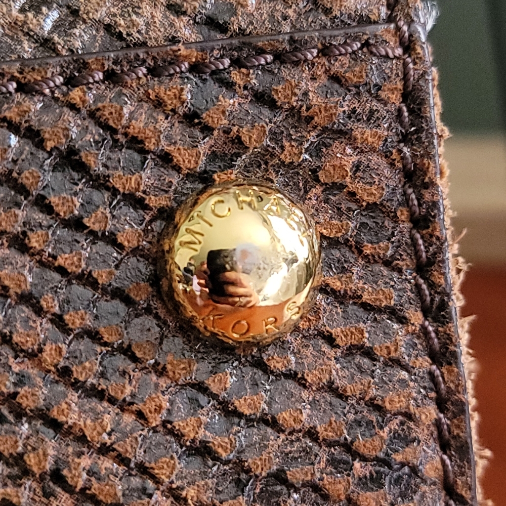 Michael Kors Special Edition Python Embossed Brow… - image 8